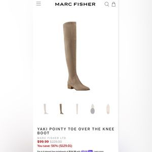 Marc Fisher Yakima OTK Boots 10